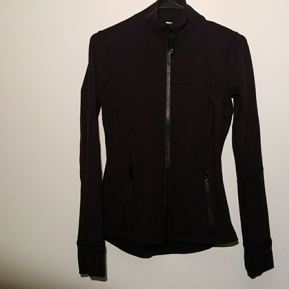 Lululemon black full zip Luon Sweatshirt jacket